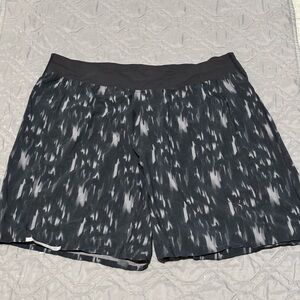 Black Patterned Men's Lululemon Shorts